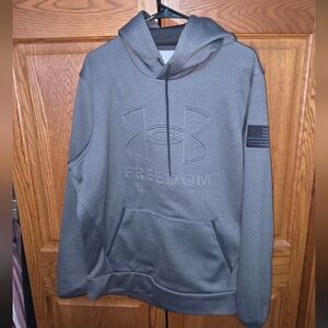 Under Armour Gray Freedom Pullover Hoodie
